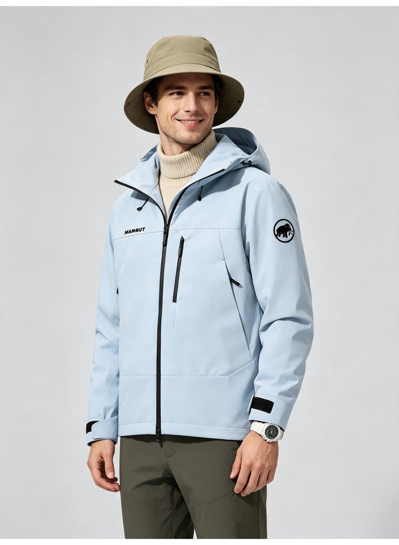 Mammut Men's and women's outdoor jacket windproof waterproof hooded mountaineering jacket - Image 3