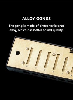 Essence 24-Holes Tremolo Harmonica Mouth Organ Key Of C Rock Jazz Folk Harmonica With Storage Box  - Image 5