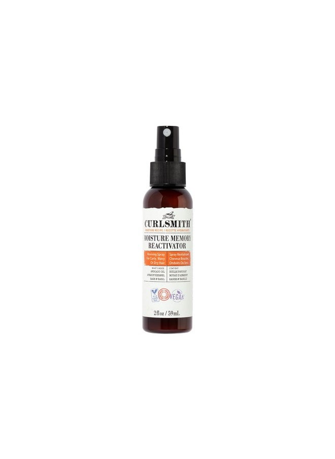 CURLSMITH Moisture Memory Reactivator Vegan Refresher Leave In Conditioner For Wavy Curly And Coily Hair (2Oz) Travel Or Trial Size  - Image 1