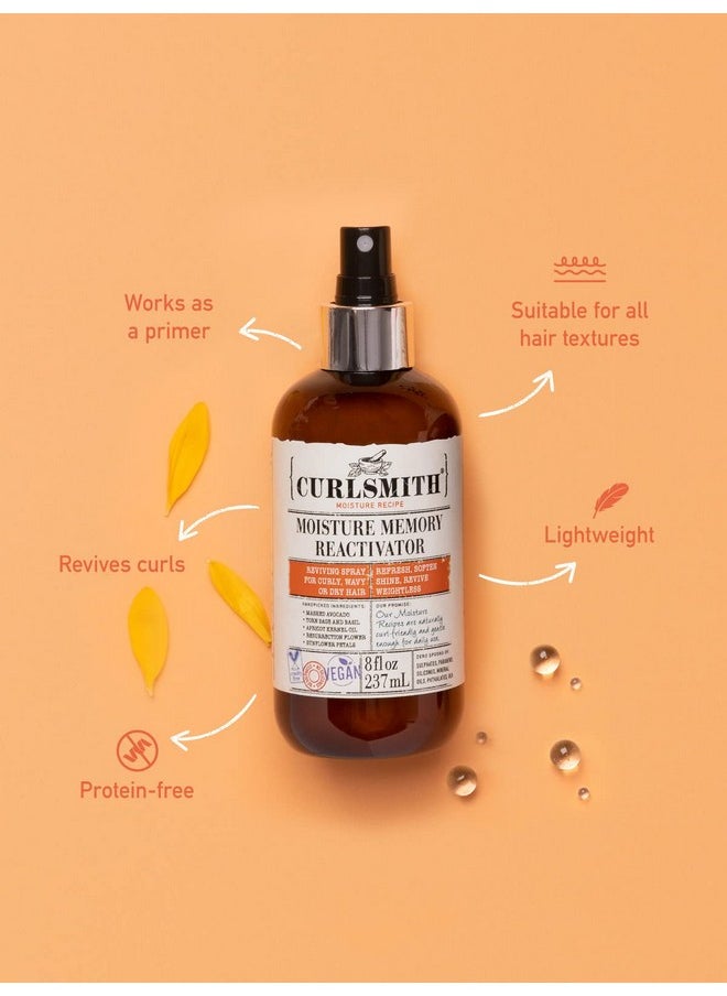 CURLSMITH Moisture Memory Reactivator Vegan Refresher Leave In Conditioner For Wavy Curly And Coily Hair (2Oz) Travel Or Trial Size  - Image 2