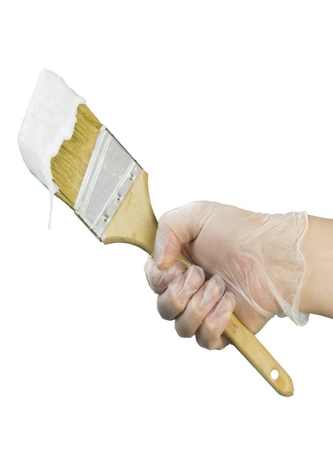 Ammex GLOVEPLUS AMMEX Industrial Clear Vinyl Gloves, Latex Free, Powder Free, Food Safe, Disposable, Non-Sterile - Image 4