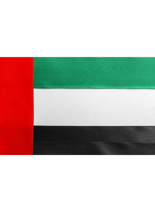 علم الإمارات العربية المتحدة الرسمي، مقاس 3 × 5 أقدام، عالي الوضوح، راية روح الإمارات العربية المتحدة، قماش سريع الجفاف مزود بحلقات مقاومة للصدأ، مناسب للفعاليات. - Image 1