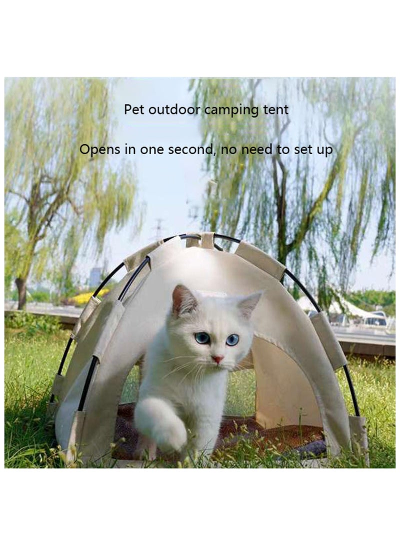 XICEN Washable Folding Cave Cat Dog Teepee Bed House. Pets Teepee Cat Tent Cave Bed Dog Cat Kennel. - Image 2