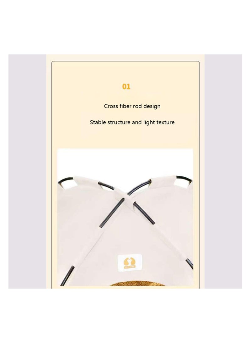 XICEN Washable Folding Cave Cat Dog Teepee Bed House. Pets Teepee Cat Tent Cave Bed Dog Cat Kennel. - Image 3