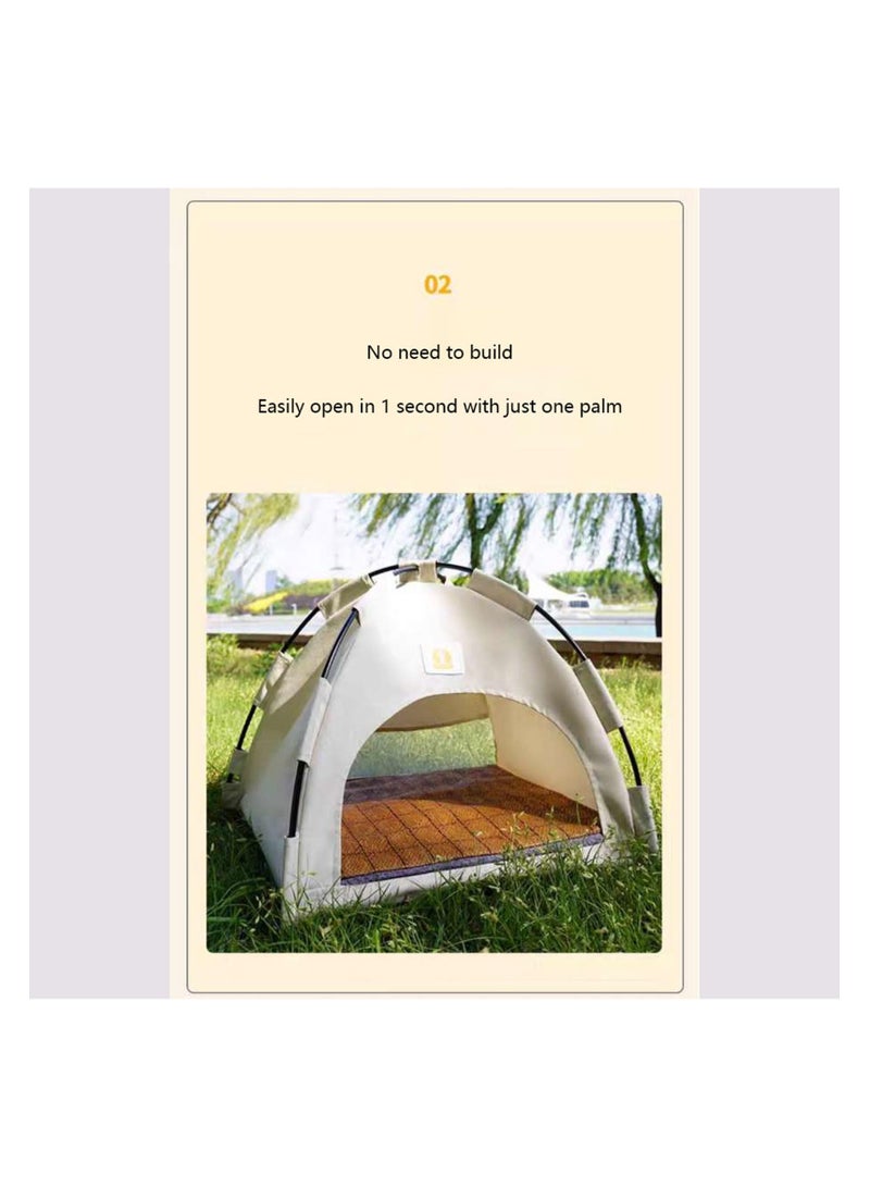 XICEN Washable Folding Cave Cat Dog Teepee Bed House. Pets Teepee Cat Tent Cave Bed Dog Cat Kennel. - Image 4