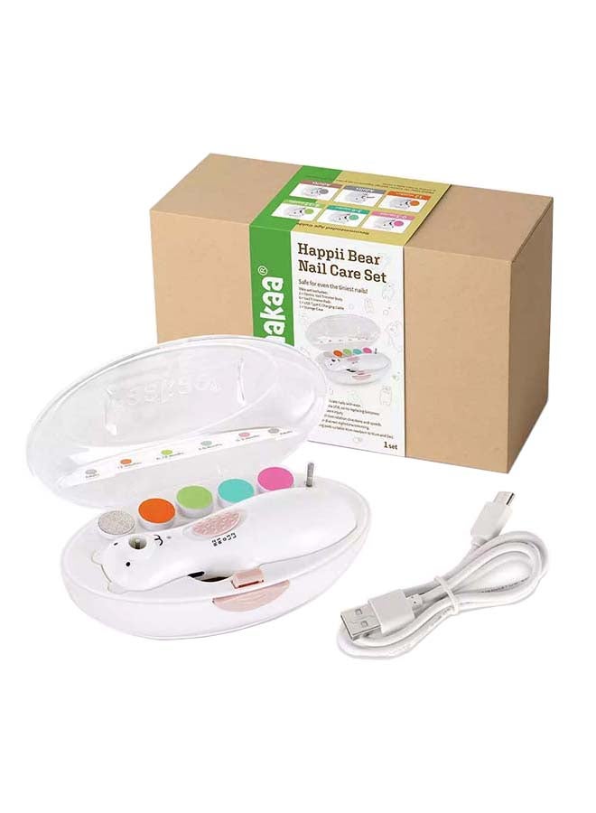 haakaa New Happii Bear Usb Rechargeble Nail Care Set - Image 1