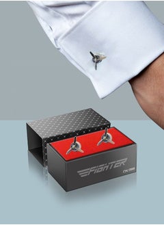 Silver Propeller Cufflinks