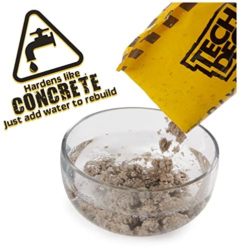 TECH DECK DIY Concrete Reusable Modeling Playset with Exclusive Enjoi Fingerboard Rail Molds Skatepark Kit Kids Toy for Boys and Girls Ages 6 and up - Image 5