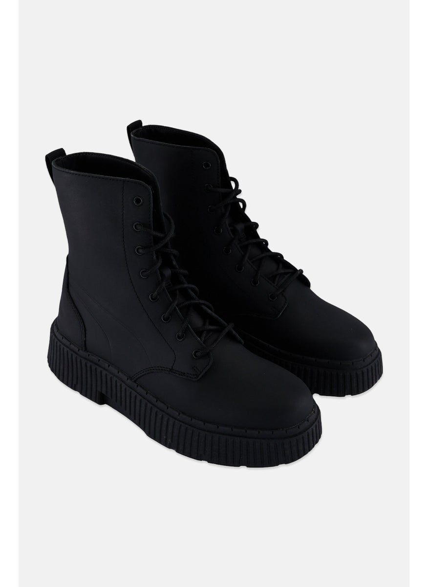 PUMA Women Dinara Lace Up Outdoor Boots, Black  - Image 1