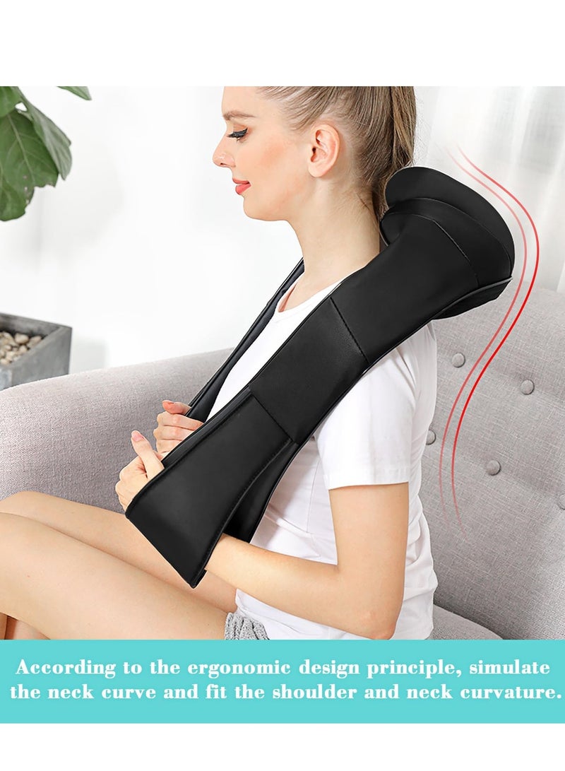 Neck Massager with Heat, Shiatsu Neck and Back Massager, Deep Tissue 4D Kneading Massage Pillow for Neck, Back, Shoulder, Body Muscle Pain Relief for Home, Office, Car - Best Gifts for Women Men Mom - Image 5