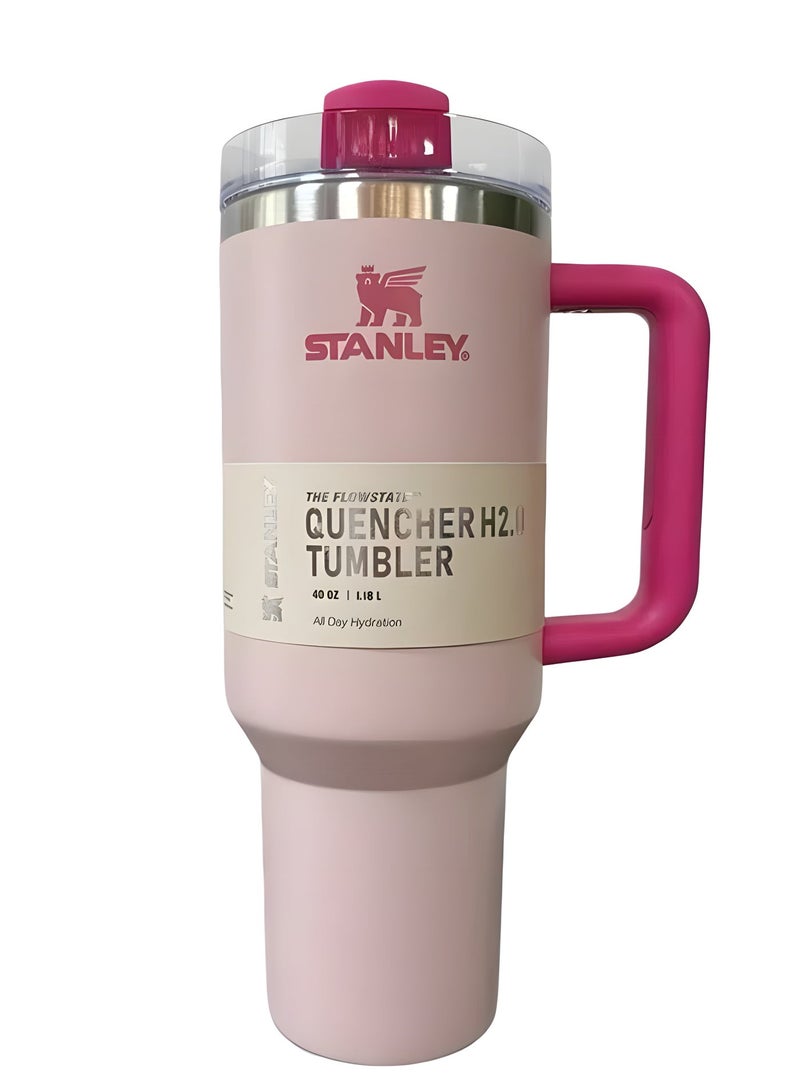 Stanley Quencher H2.0 FlowState Stainless Steel Vacuum-Insulated Tumbler with Lid and Straw for Water, Iced Tea, Coffee, Smoothies, and More, 40 oz - Image 1