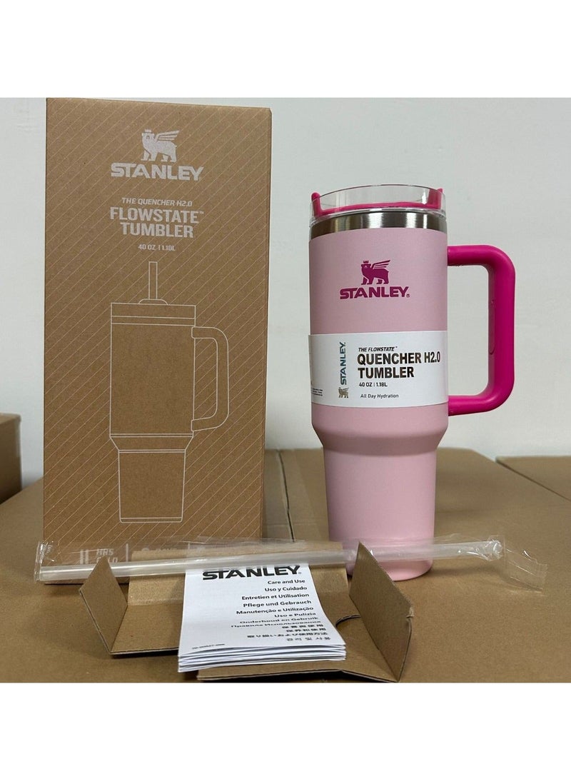 Stanley Quencher H2.0 FlowState Stainless Steel Vacuum-Insulated Tumbler with Lid and Straw for Water, Iced Tea, Coffee, Smoothies, and More, 40 oz - Image 3