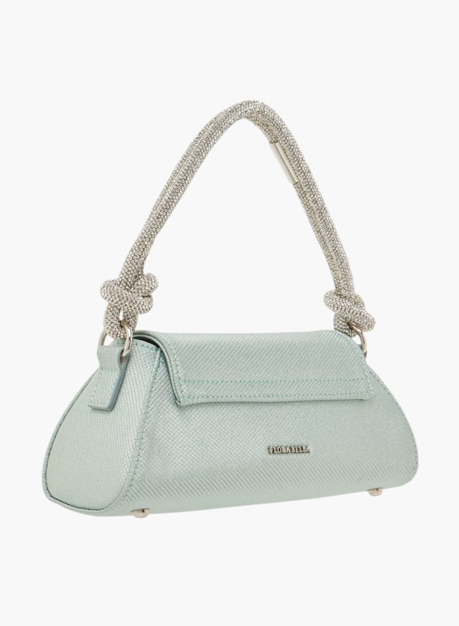 Flora Bella By Shoexpress Womens Textured Shoulder Bag With Magnetic Closure  - Image 3