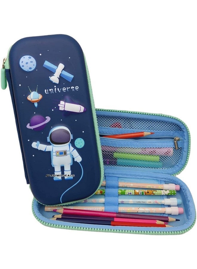 PRIME DEALS 3D Cover EVA Space Theme Pencil Case Large Capacity Pencil Pouch Bag Compass School Pouch Organizer for Students Kids Premium Stylish Pen Holder Pouch Stationery Box Return Gifts for Kids - Image 5