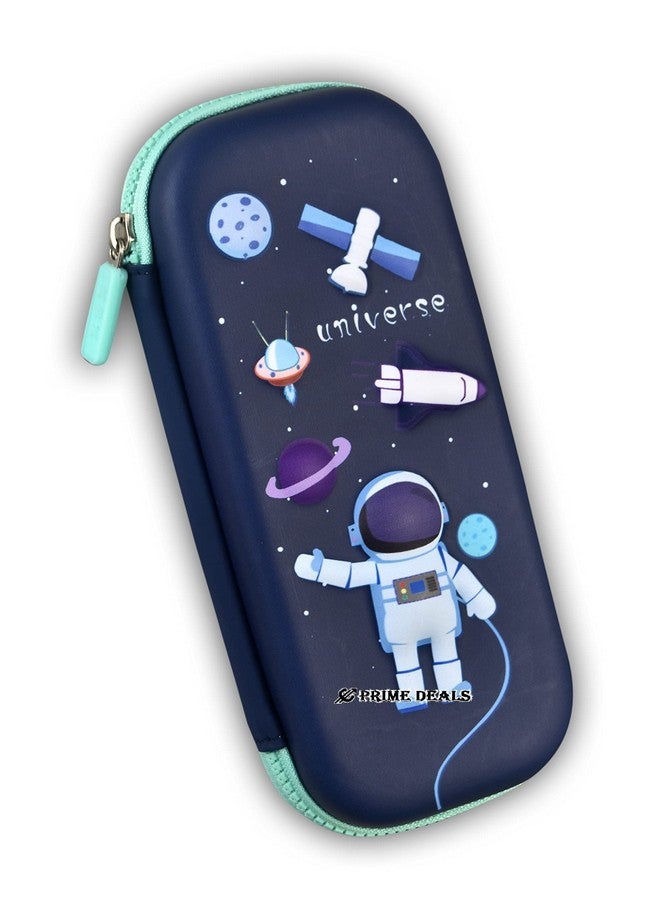PRIME DEALS 3D Cover EVA Space Theme Pencil Case Large Capacity Pencil Pouch Bag Compass School Pouch Organizer for Students Kids Premium Stylish Pen Holder Pouch Stationery Box Return Gifts for Kids - Image 1