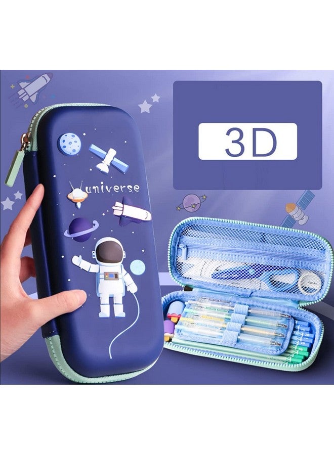 PRIME DEALS 3D Cover EVA Space Theme Pencil Case Large Capacity Pencil Pouch Bag Compass School Pouch Organizer for Students Kids Premium Stylish Pen Holder Pouch Stationery Box Return Gifts for Kids - Image 2