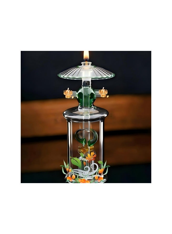 Premium Heat Resistant Glass Vase Oil Lamp Bottle Medical Grade High Borosilicate Material for Long lasting Use