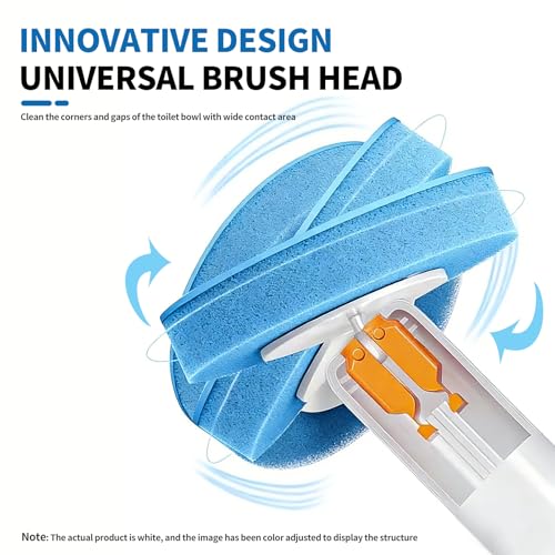 SOPAMI Disposable Toilet Cleaning System - Toilet Wand Kit with 32 High-Performance Refills, Wall Mounted Toilet Brush and Holder for Deep Cleaning Bathroom 32pcs - Image 5