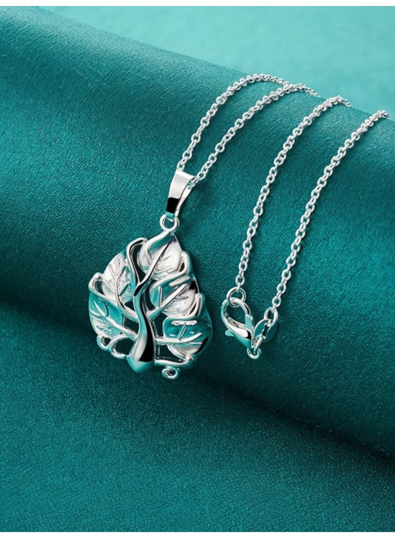 نيو ستايل سلسال نسائي بتصميم راقي وأنيق مطلي بالفضة 925 - Image 2