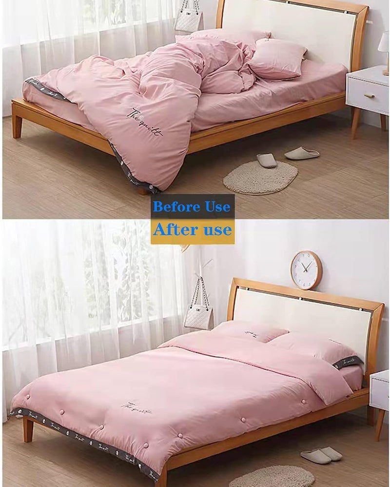 VIDORA VIDORA Duvet Quilt Cover Holding Clip Fasteners NonSlip Comforter Clips Cotton Plastic Cloth Clips Unlock for Blanket Bed Sheet Curtain Socks Mattress  - Image 2