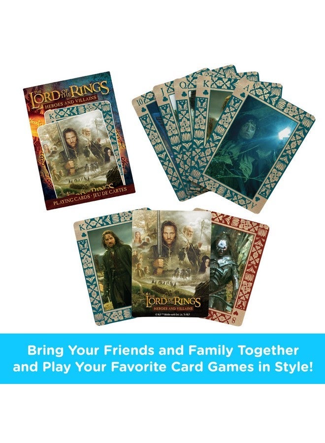 Aquarius Lord of The Rings Playing Cards - LOTR Heroes & Villains Themed Deck of Cards for Your Favorite Card Games - Officially Licensed LOTR Merchandise & Collectibles - Image 2