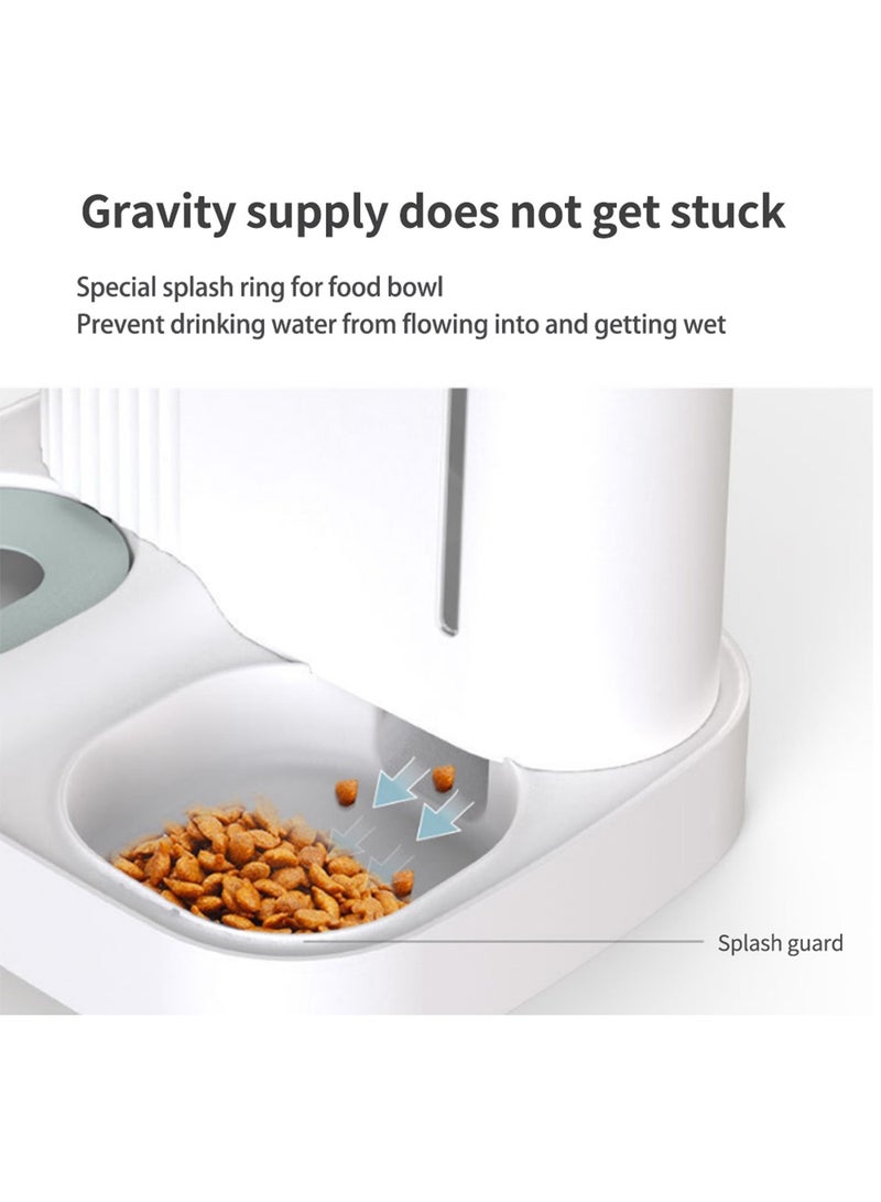 Kidle Automatic Cat Food Dispenser  Automatic Dog Feeder Pet Feeder and Water Dispenser Set Feeding And Drinking Water Machine - Image 4