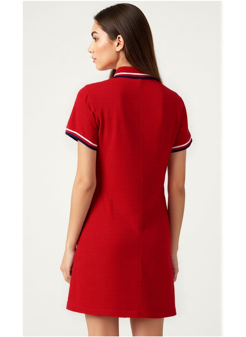 NAUTICA Short sleeve Premium Cotton Knee length Dress  - Image 3