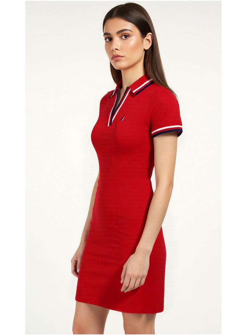 NAUTICA Short sleeve Premium Cotton Knee length Dress  - Image 2