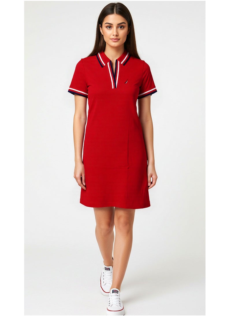 NAUTICA Short sleeve Premium Cotton Knee length Dress  - Image 4