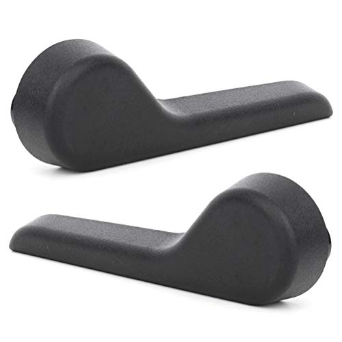 ECCPP 2Pcs Seat Recliner Handles LH Driver Side & RH Passenger Side Front Ebony for Chevy for GMC Pickup Truck SUV (Black) - Image 1