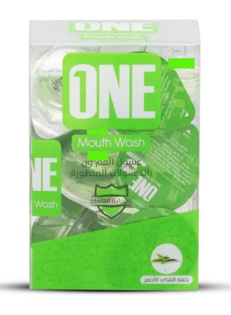 One The one Advanced Capsule Mouthwash with Green Tea Flavour 20 Capsule 15Ml - Image 1