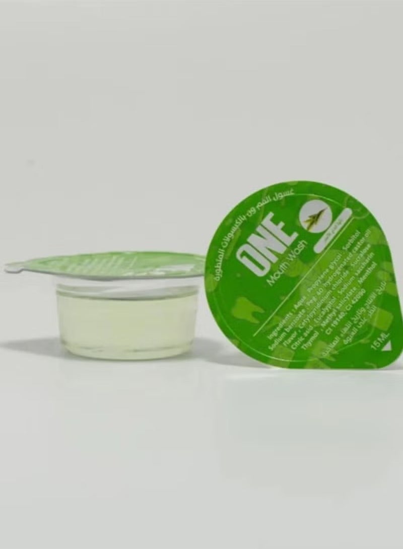 One The one Advanced Capsule Mouthwash with Green Tea Flavour 20 Capsule 15Ml - Image 2