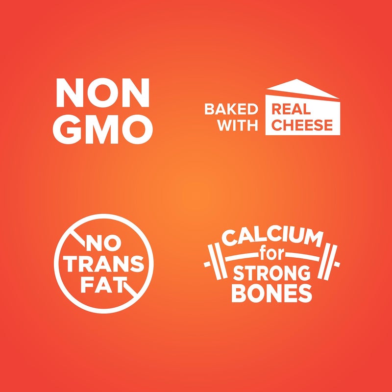 Pure Protein Cheesy Crackers, Cheddar, High Protein Snack, 10G Protein, 1.06 Oz (Pack of 12) - Image 5