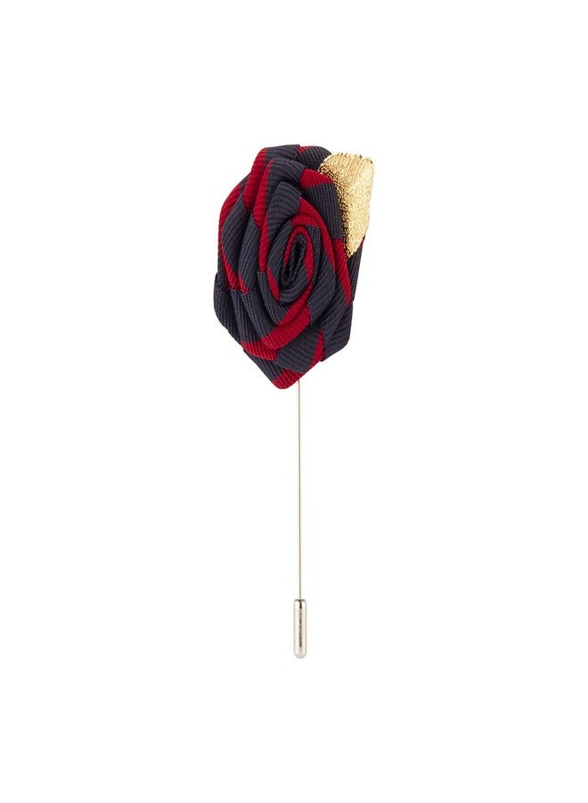 Knighthood Men's Lapel Pin Handmade Lapel Pin Flower Stick Boutonniere Pin - Image 1