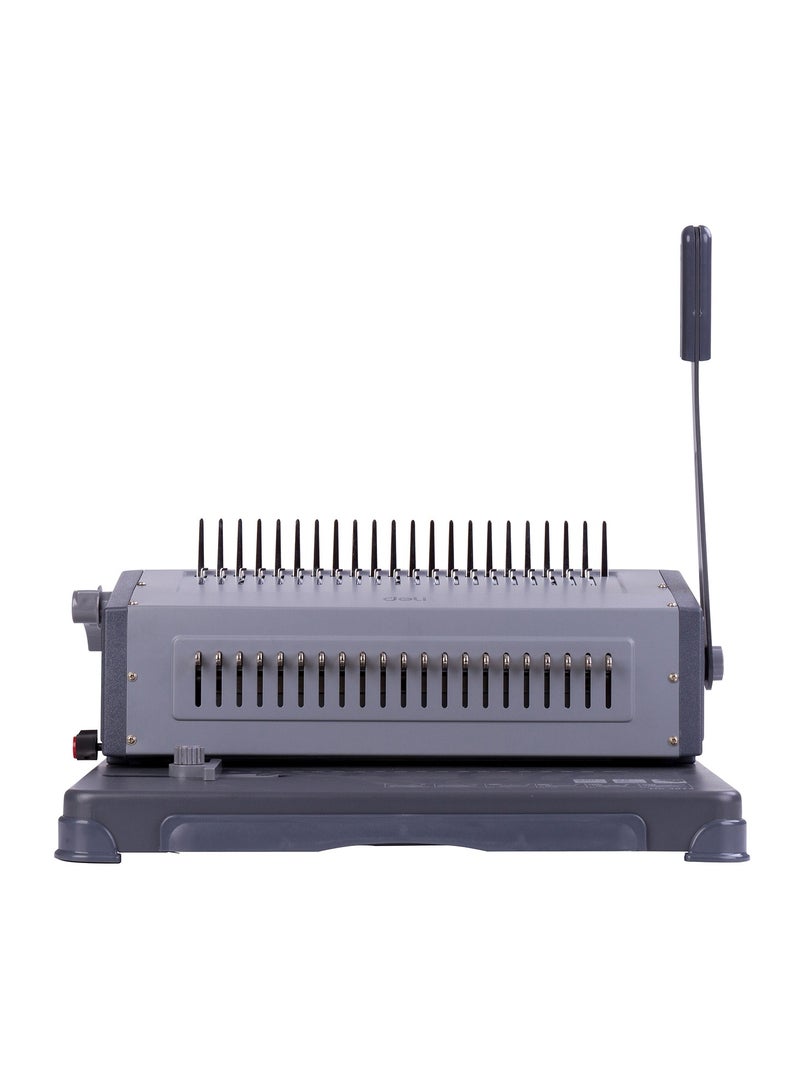 Deli 3874 Comb Binding Machine 25-Sheet Punch 450-Sheet Bind – ideal for A4 reports - Image 2