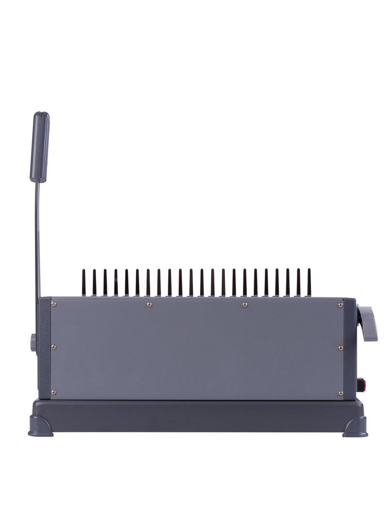 Deli 3874 Comb Binding Machine 25-Sheet Punch 450-Sheet Bind – ideal for A4 reports - Image 3