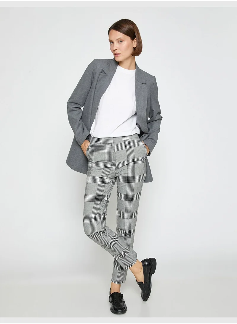 KOTON Check Trousers