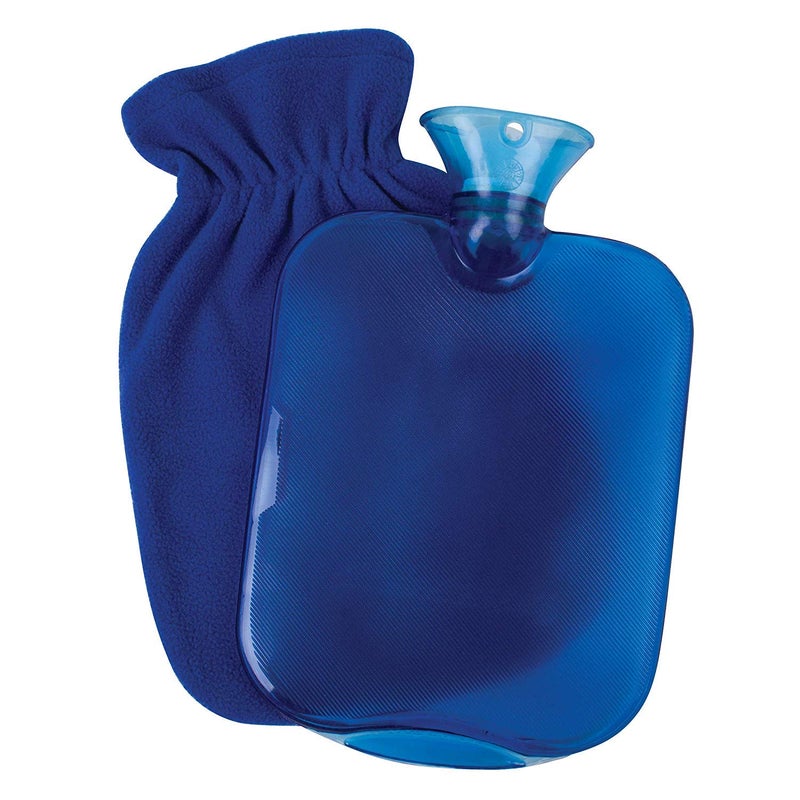 Carex Hot Water Bottle With Cover, Rubber - Heat Therapy and Cold Therapy - For Cramps, Pain Relief, Arthritis, Aches and Pains - Image 3