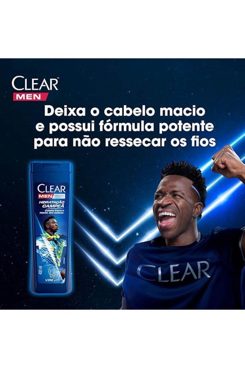 Clear Men Shampoo Vinicius Junior 360 Ml - Image 3