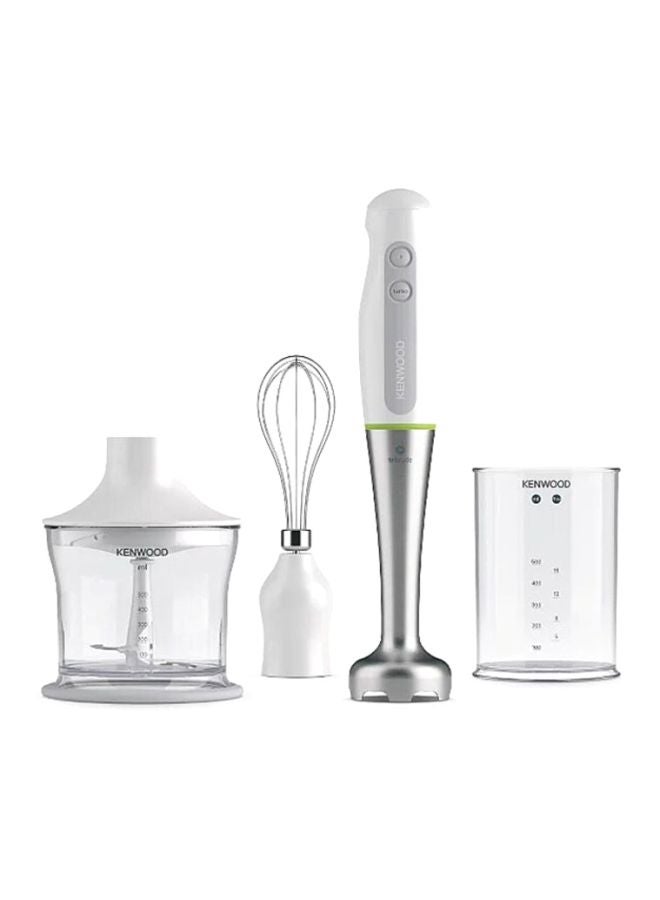 KENWOOD Portable Hand Blender HDP109WG Silver/Clear/White - Image 1