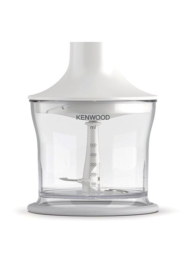 KENWOOD Portable Hand Blender HDP109WG Silver/Clear/White - Image 2