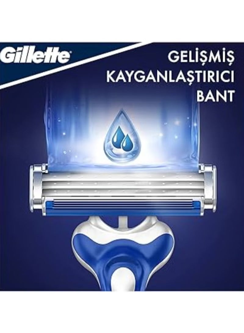 Gillette Blue3 Disposable Shaving Razor With Comfort Gel - 3 Razors - Image 5