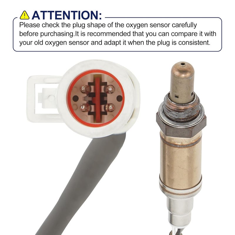 JOYOMSTW O2 Oxygen Sensor 15717 Upstream Downstream Replacement for Ford, Lincoln, Mazda, Mercury - 2PCS - Image 3