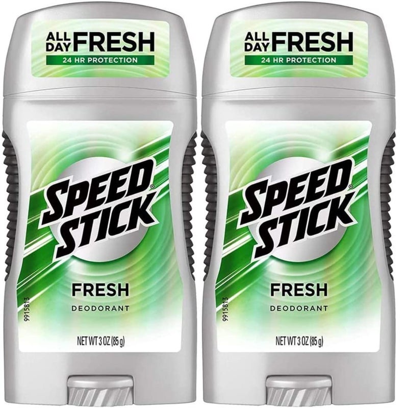 Speed Stick Deodorant, Fresh, 3 Ounce (Pack of 2)