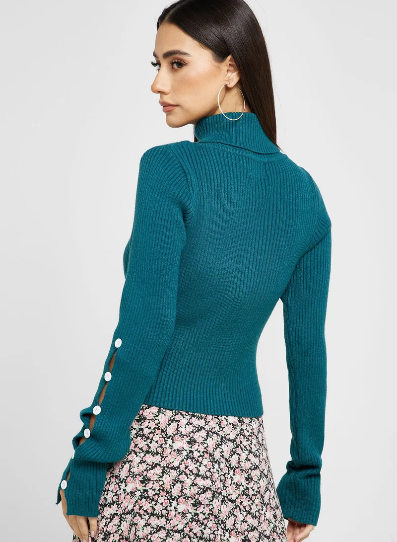 ELLA Sleeve Details Sweater