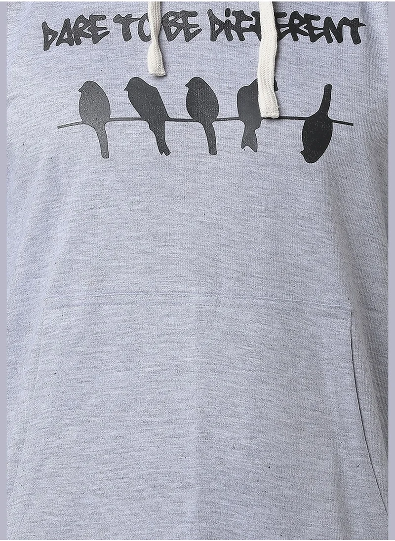 Campus Sutra Printed Hoodie