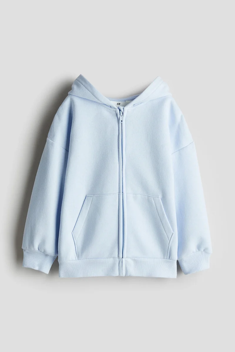 اتش اند ام Oversized zip-through hoodie
