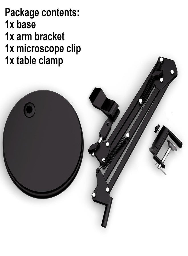 Ninyoon Max 55cm Height Universal Microscope Stand, Height 0-55cm Adjustable Digital USB Microscope Stand for Max Diameter 6cm USB Digital Wireless WiFi Microscope Camera Come with a Table Clip - Image 5