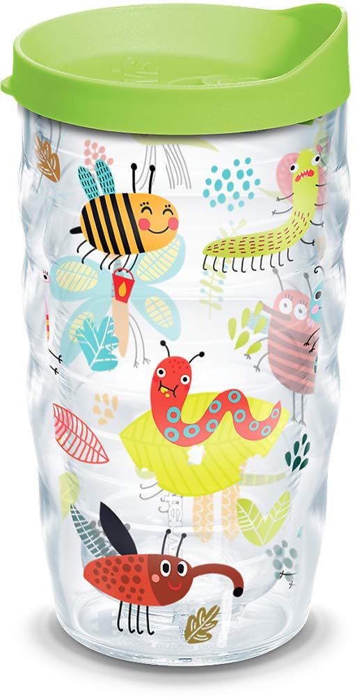 Tervis Cool Bugs Made in USA Double Walled Insulated Tumbler Cup Keeps Drinks Cold  Hot 10oz Wavy Classic