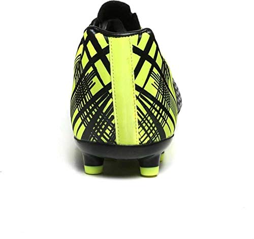 LUCA Football Shoes | Sports Shoes for Men and Adult | Speed Men's Football Shoes | Black Lime Yellow | Numeric_7 | Lace Up | Casual | Walking Shoe | - Image 3